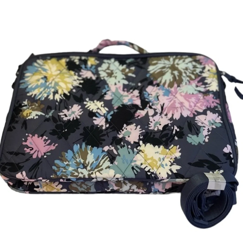 Vera Bradley Chrysanthemum Crush Shoulder Crossbody Laptop Case NWT